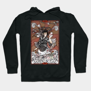 Kitsune Elf Stained Glass Hoodie